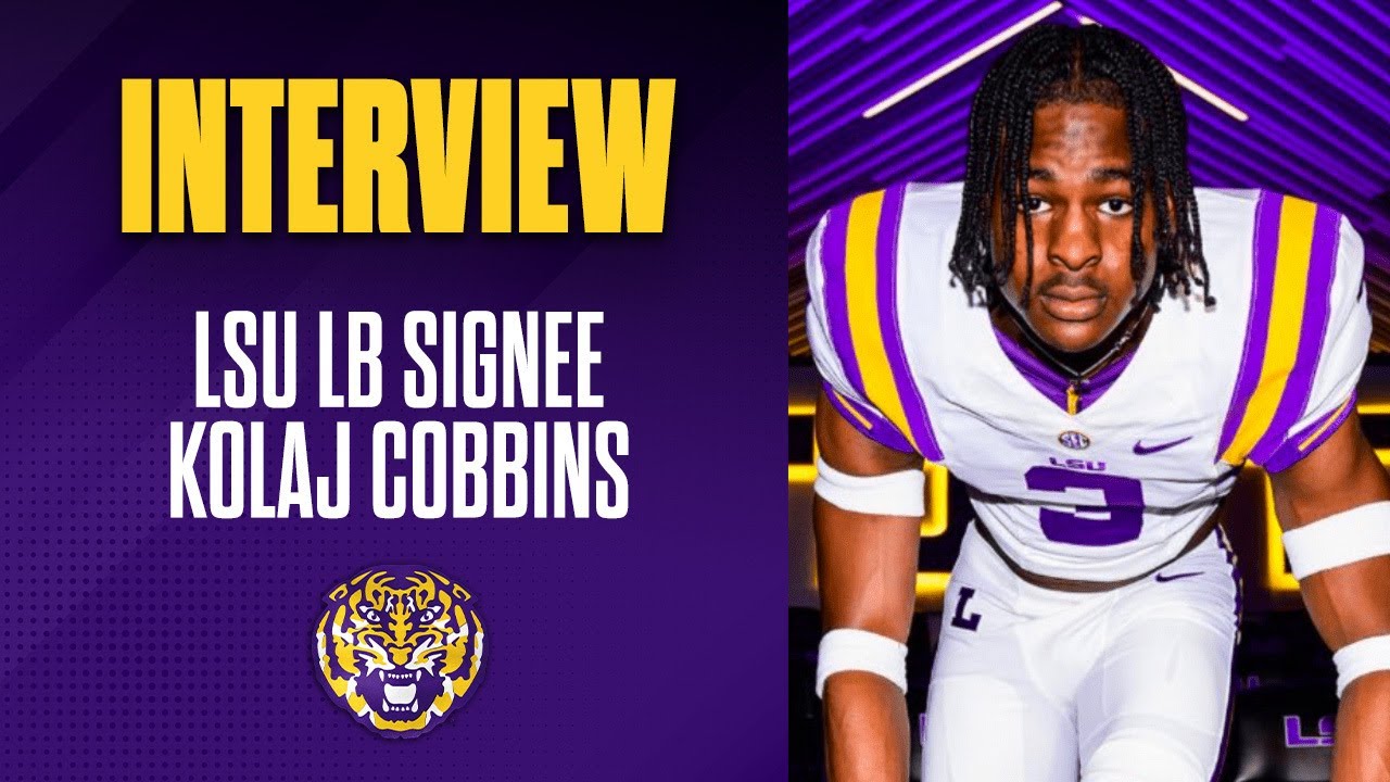 Meet LSU All-American LB signee Kolaj Cobbins | 2024 LSU Football Signees