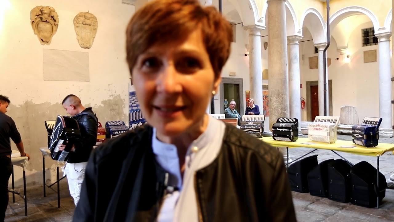 Emilana Roviaro titolare di Cooperfisa al 2° Festival della Fisarmonca Città d Sarzana