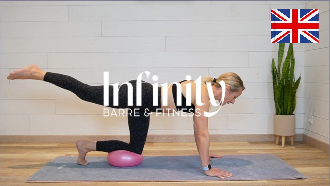 Day 6 | Booty Barre with Ball 🍑 Wobbles, Shakes & Total Activation | Barre for Glutes