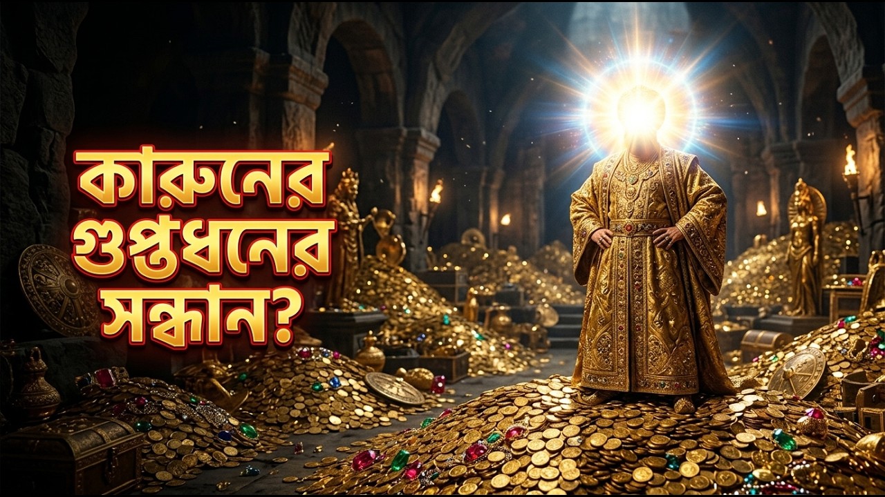 কারুনের ভয়াবহ পরিণতি এবং মাটির নিচে ধসে যাওয়ার কাহিনী। পৃথিবীর শ্রেষ্ঠ ধনীর ধ্বংসের রহস্য।