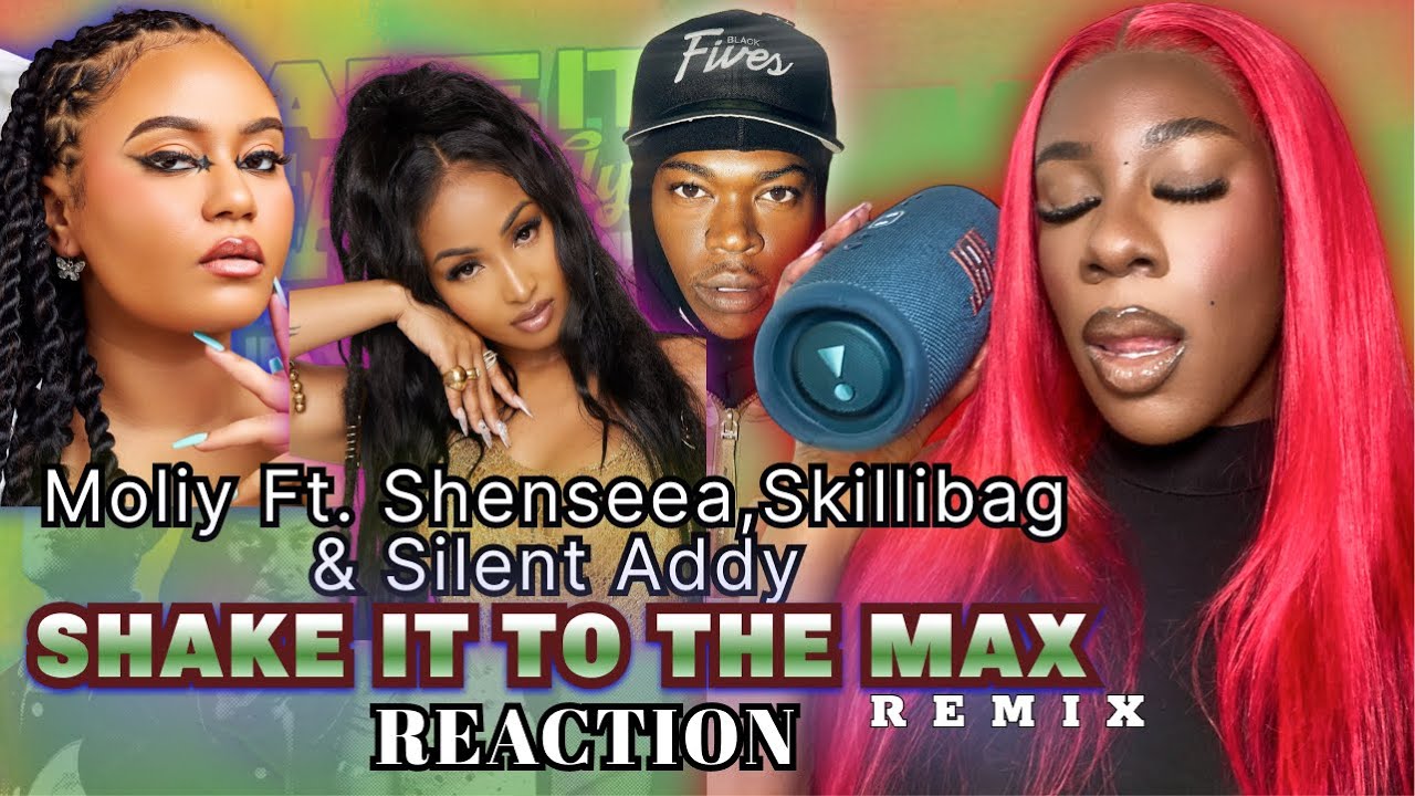 🇬🇭 x 🇯🇲Link up! Moliy “ Shake it to the Max” 🔥Remix Ft. Shenseea,Skillibeng & Silent Addy | Reaction