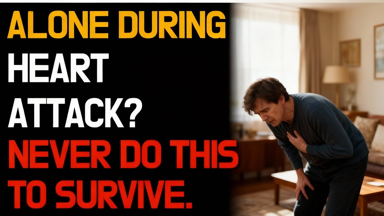 How to Survive a Heart Attack Alone After 60 -7 Life Saving Tips Every Senior Must Know!