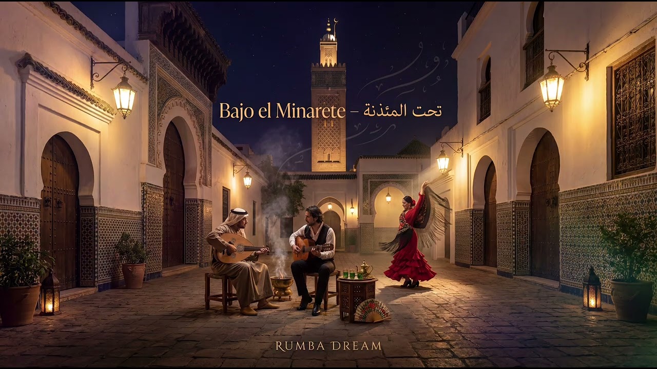 Spanish Guitar & Arabic Oud – Best Flamenco Fusion for Relaxation | Bajo el Minarete – تحت المئذنة