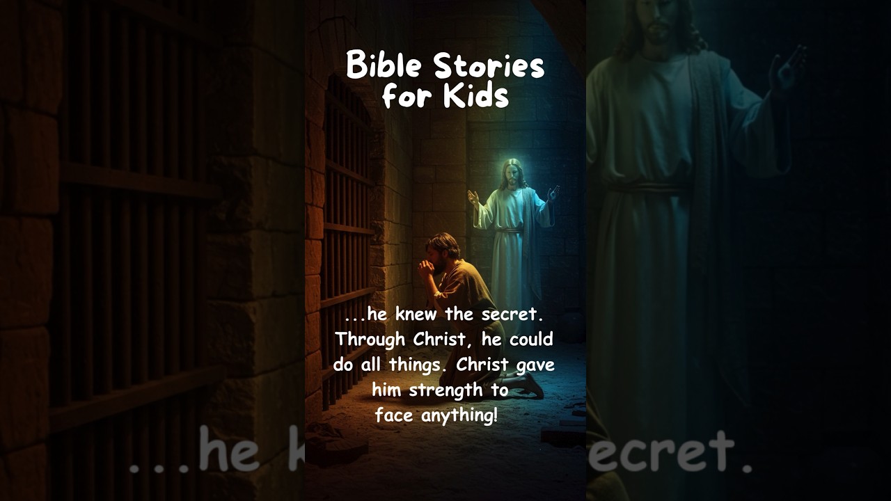 Paul's Strength That Came from Jesus: Bible Stories for Kids #kidsbiblestories #biblestoriesforkids