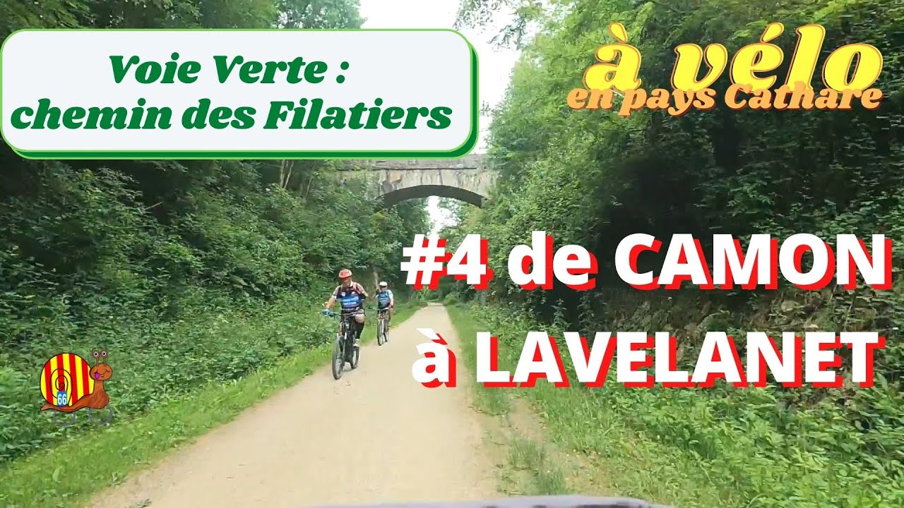 de CAMON à LAVELANET Voie Verte Le Chemin des Filatiers, à vélo en pays Cathare