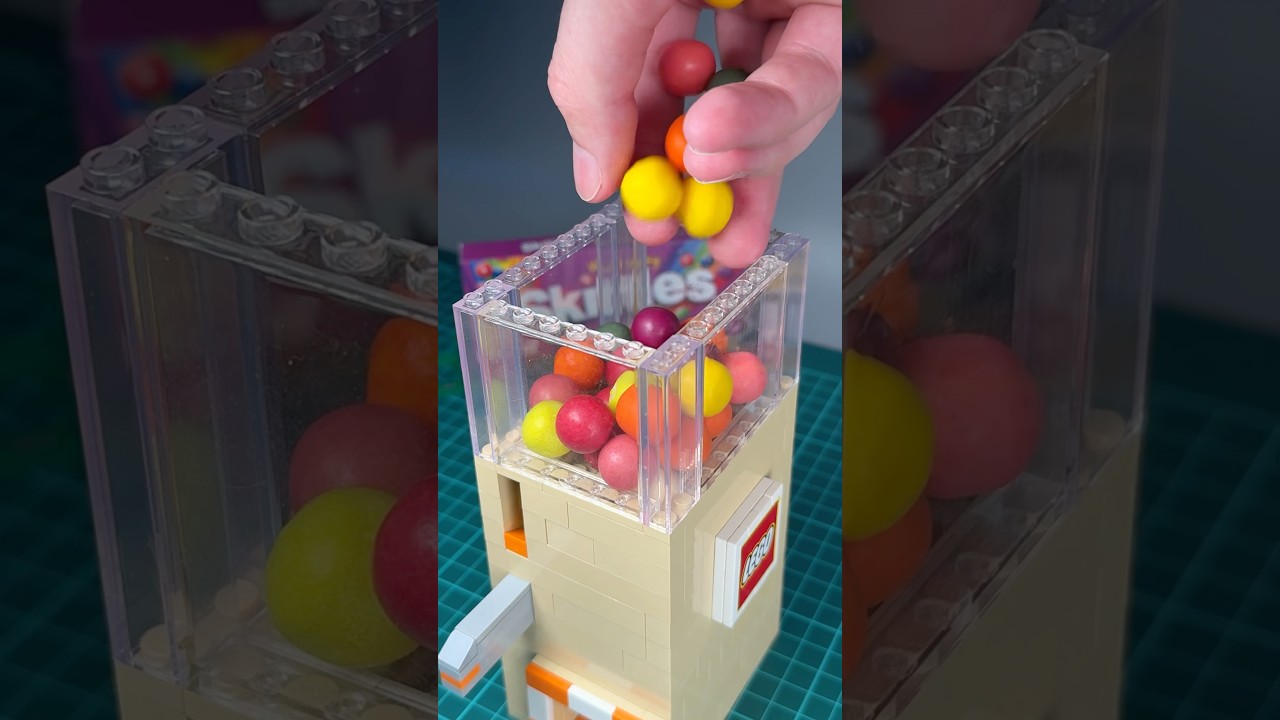 Working Lego Candy Machine with Safe #lego