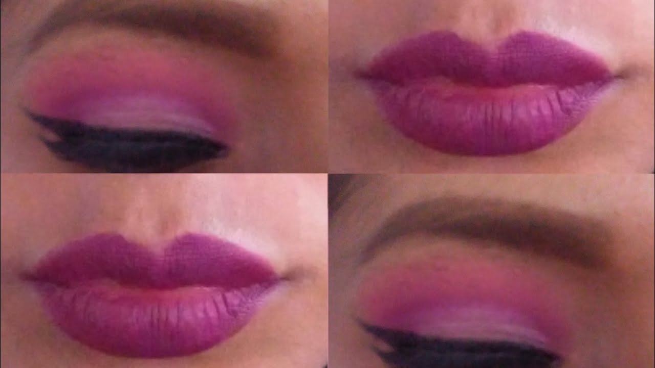 Maquillaje atractivo y glamuroso
