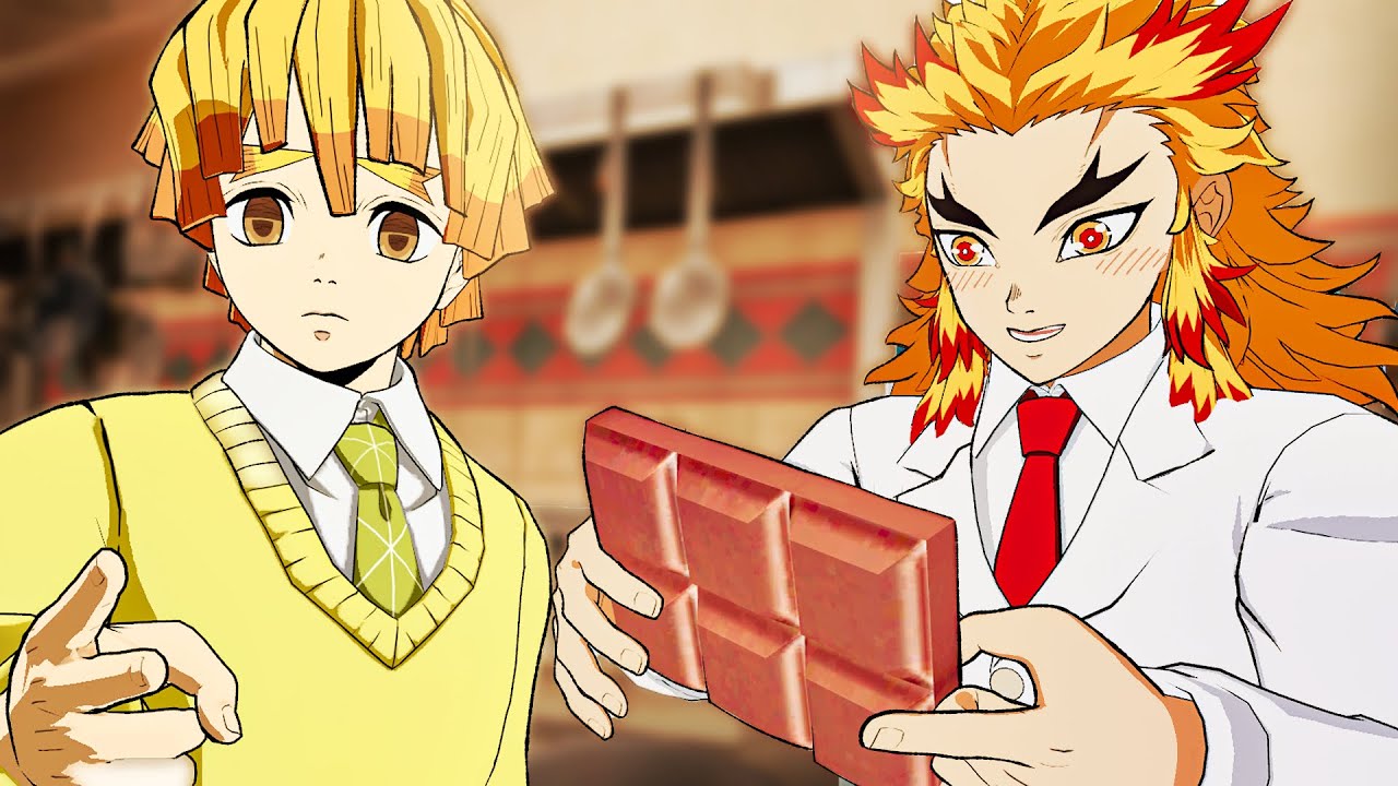 Cozinhando com Rengoku e Zenitsu no Kimetsu no Yaiba Vr!