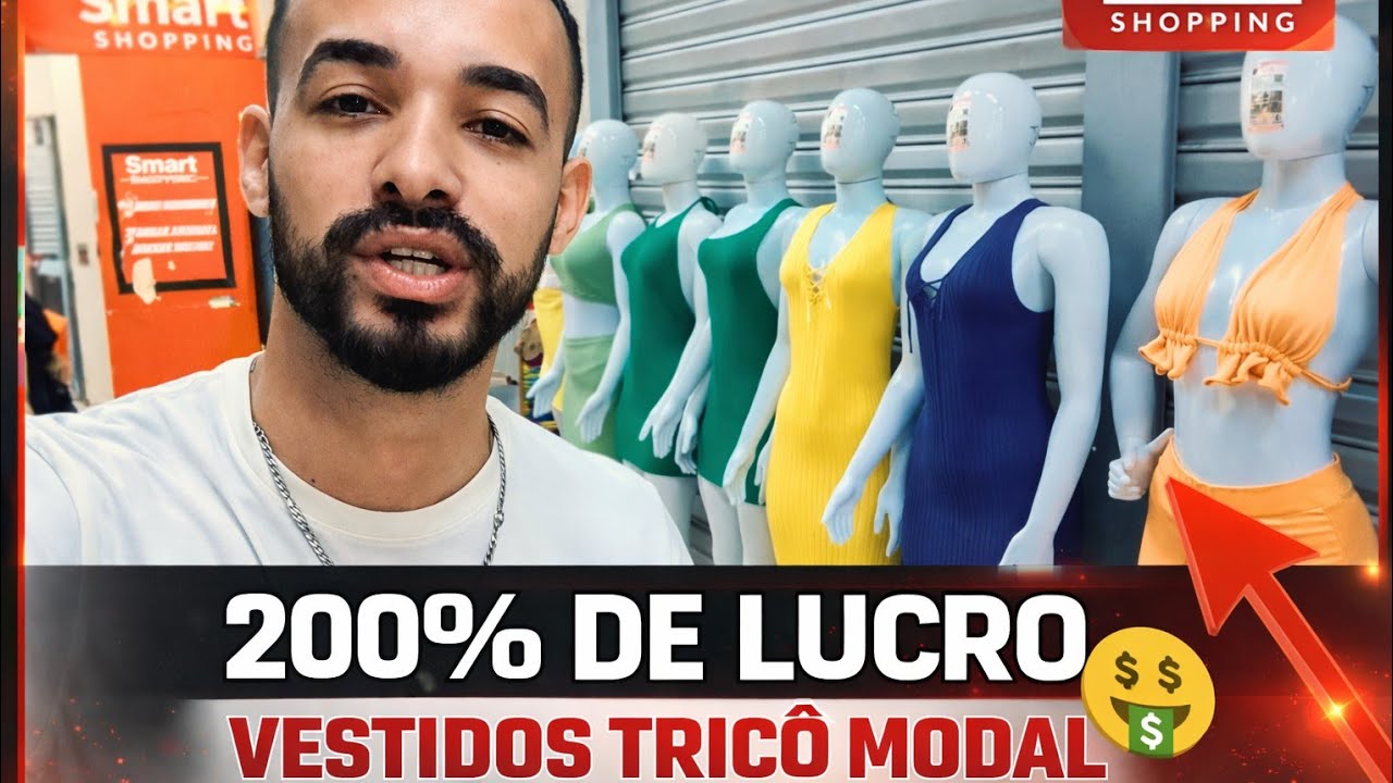 Fornecedor de Vestidos Tricô Modal no Brás, Até 200% de Lucro na Revenda 