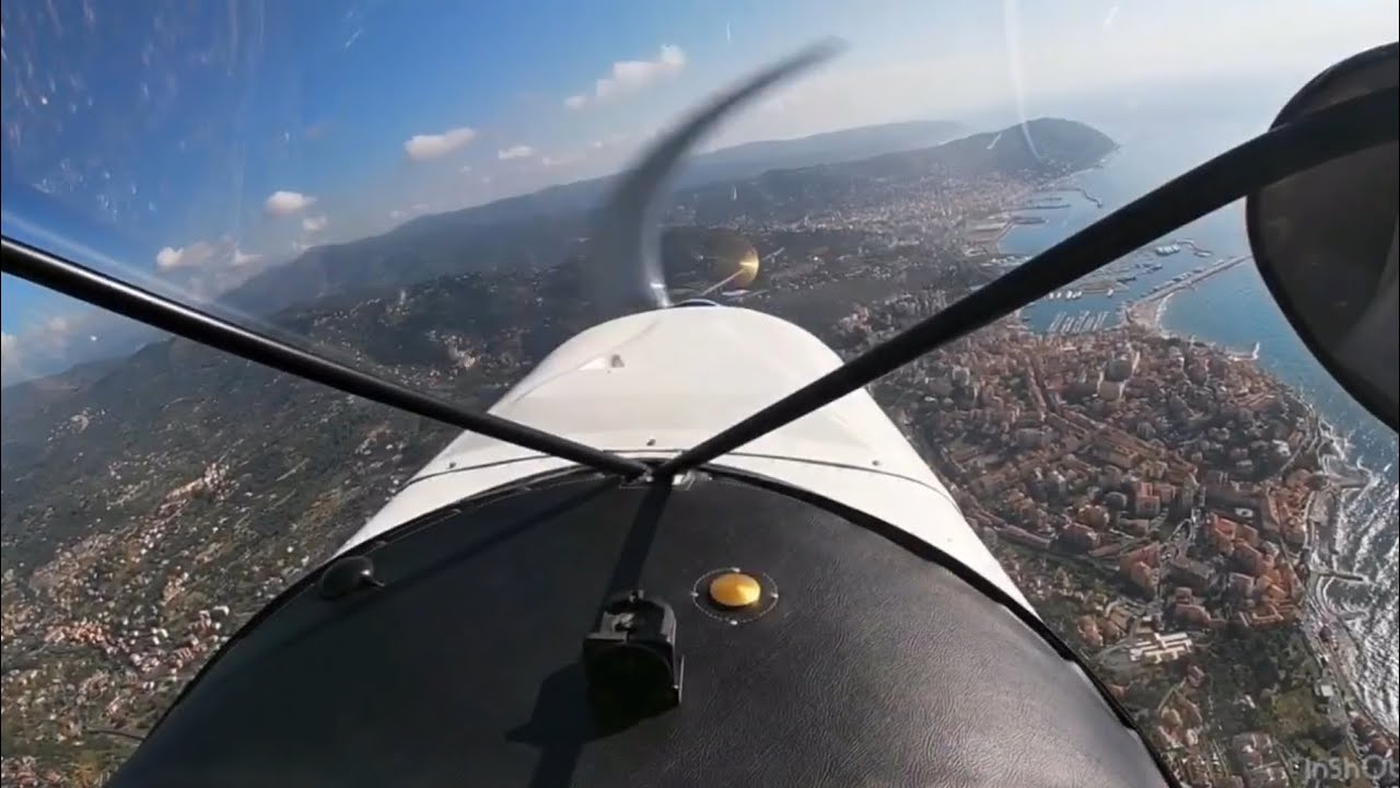 Flying over Ligurian sea with Citius Sport