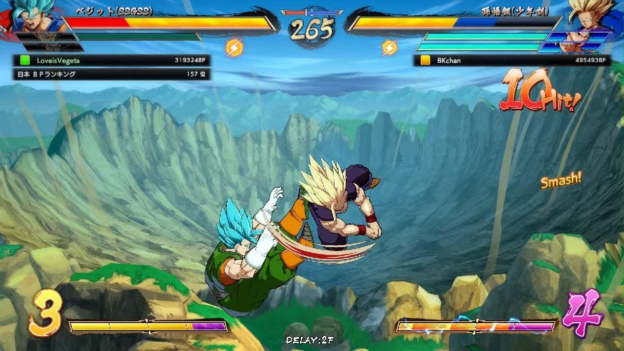 DBFZ　メインチームでランクマ　悟飯強すぎ