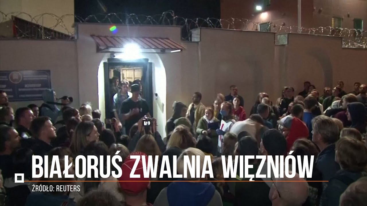 Protesty na Białorusi. Z aresztów i więzień zwolniono część demonstrantów