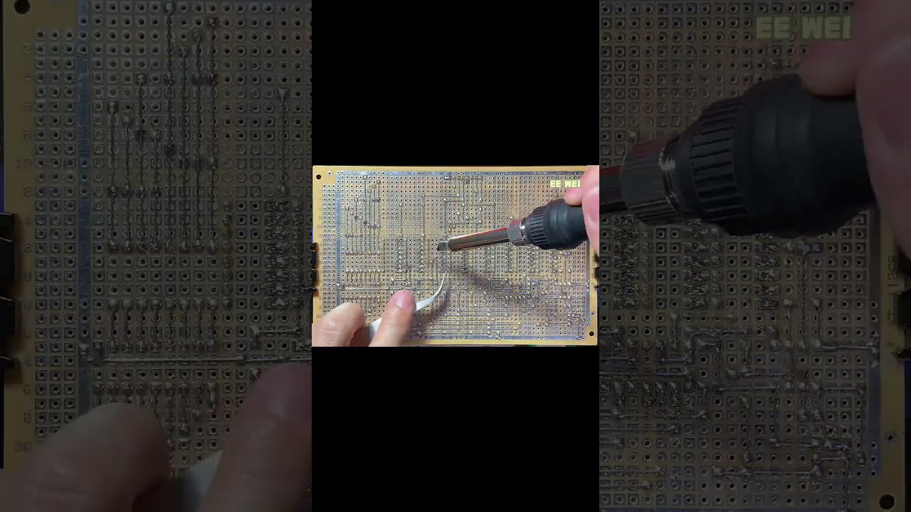 [Logic Circuit] LED 8*8 dot matrix scrolling circuit using the CD4022 IC #WithoutProgramming&Arduino