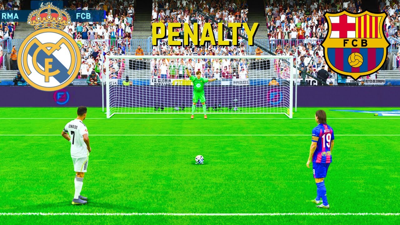 Barça Legends vs Real Madrid Legends | Ronaldo vs Messi | Penalty Shootout | Champions League Final