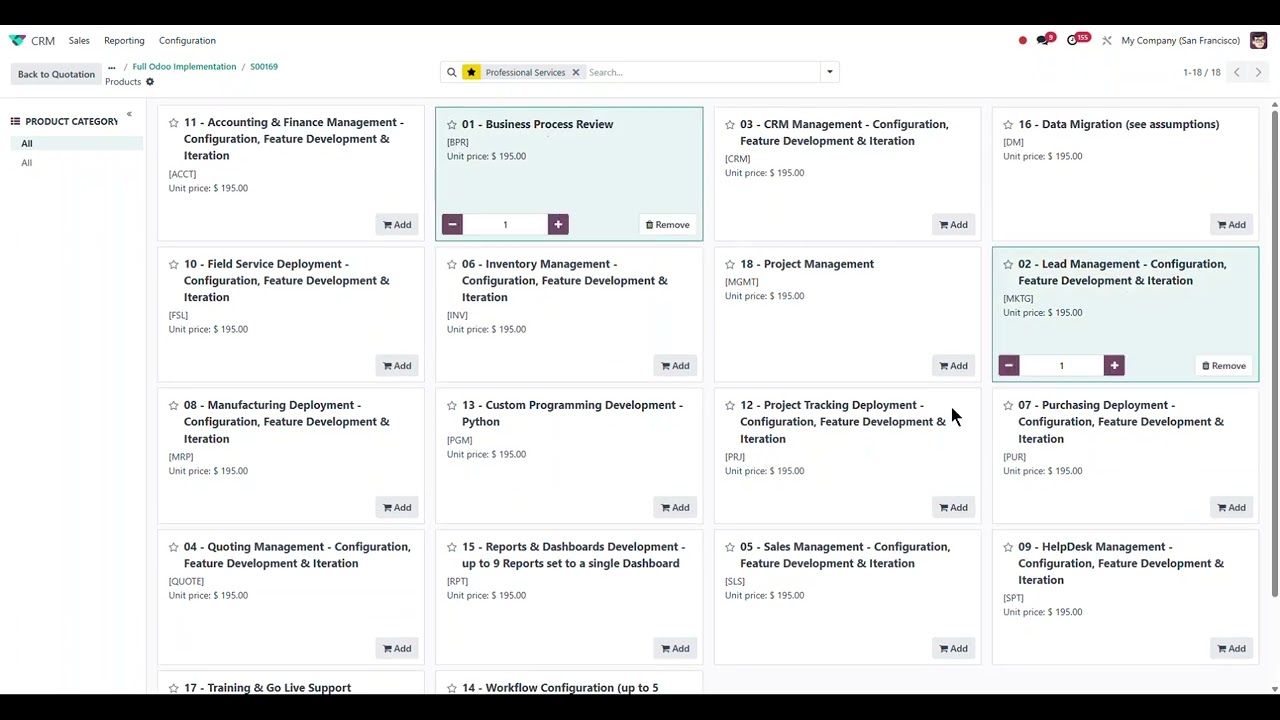 How to Quote Services in Odoo and Auto-Create Projects + Tasks