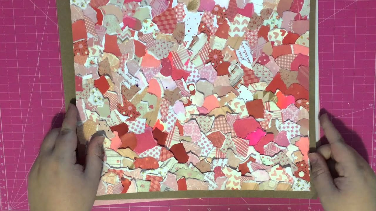 Scrapbook Process # 1 - Joy