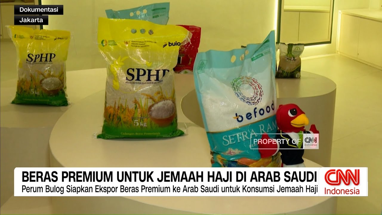 Beras Premium Bulog untuk Jemaah Haji di Arab Saudi