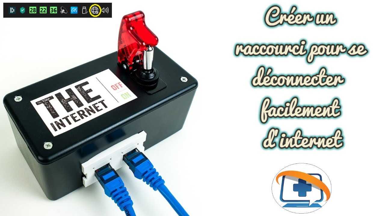 Créer un raccourci pour se déconnecter d'urgence ou facilement d'internet