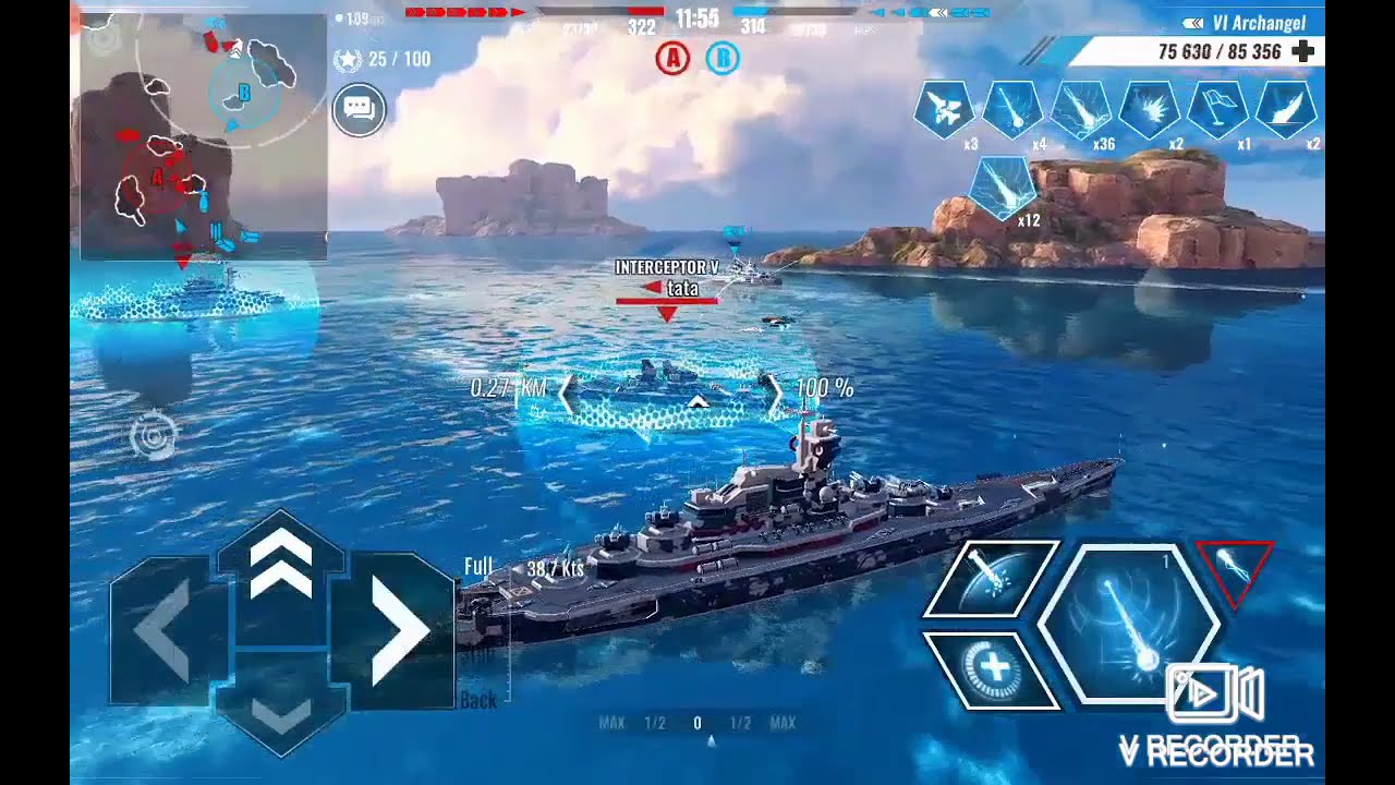 Pacific Warships. Archangel (gameplay)