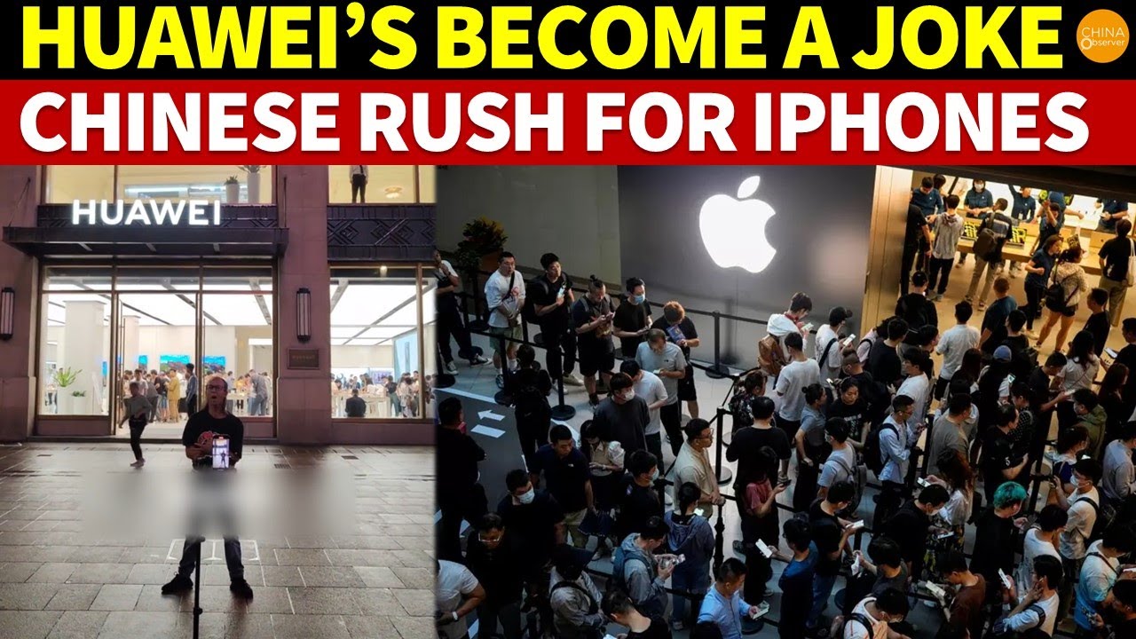 Huawei Has Become a JOKE! iPhone 15 Is Wildly in Demand  in China, While Mate 60 Is Left Untouched