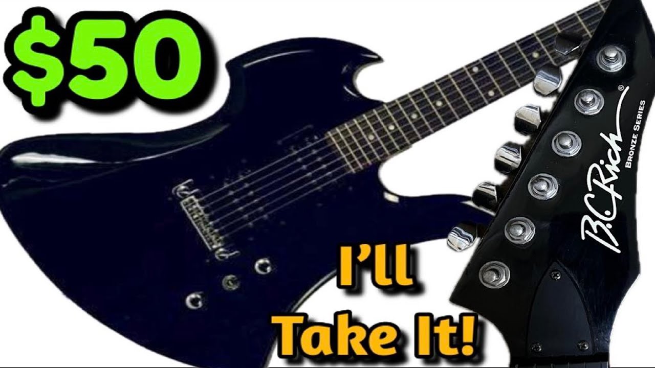 $50 BC Rich Mocking Bird? Is BC Rich The Godfather Of The Budget Guitar?