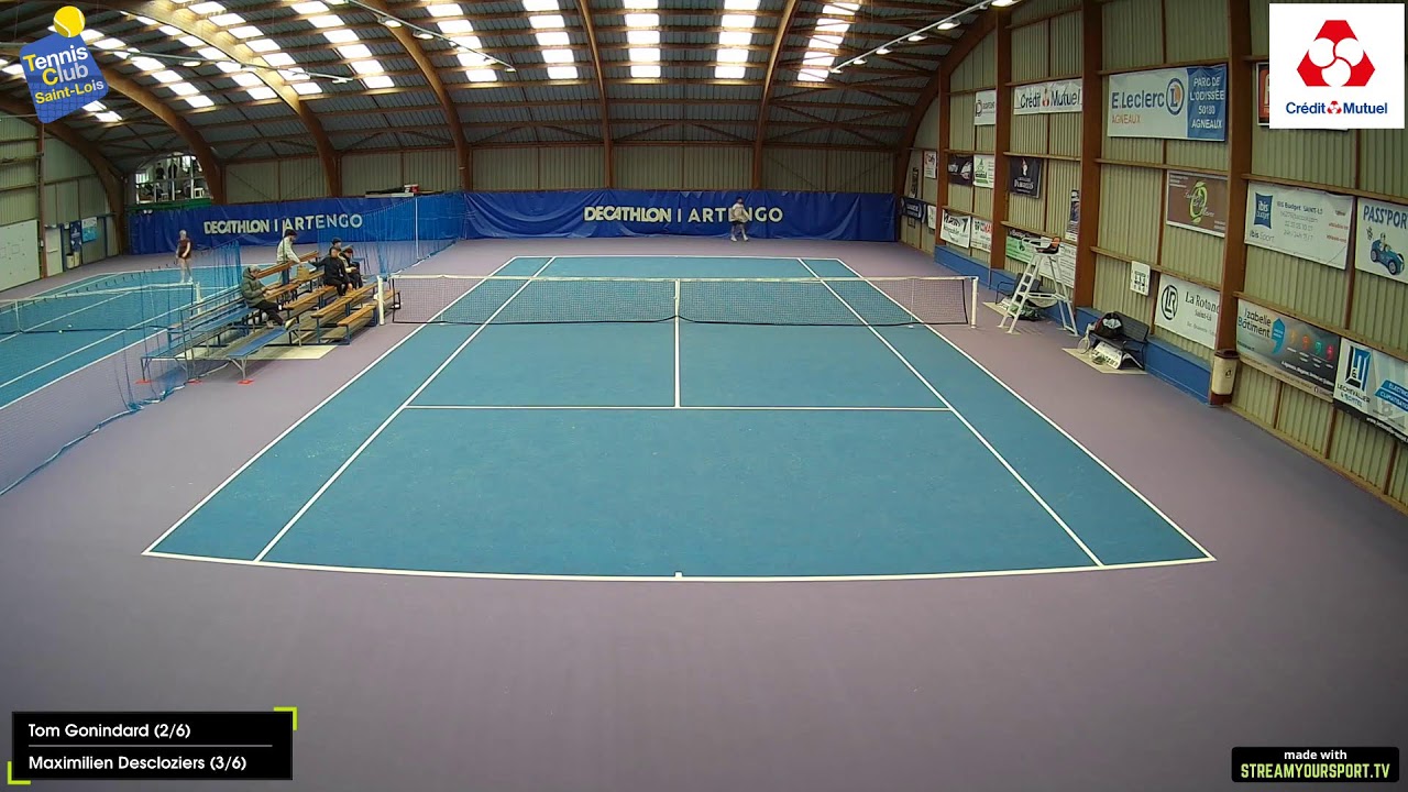 Court 2 : Tom Gonindard (2/6) 🆚 Maximilien Descloziers (3/6)