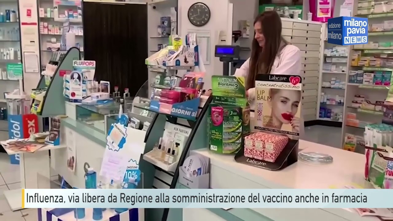 Influenza, via libera da Regione alla somministrazione del vaccino anche in farmacia