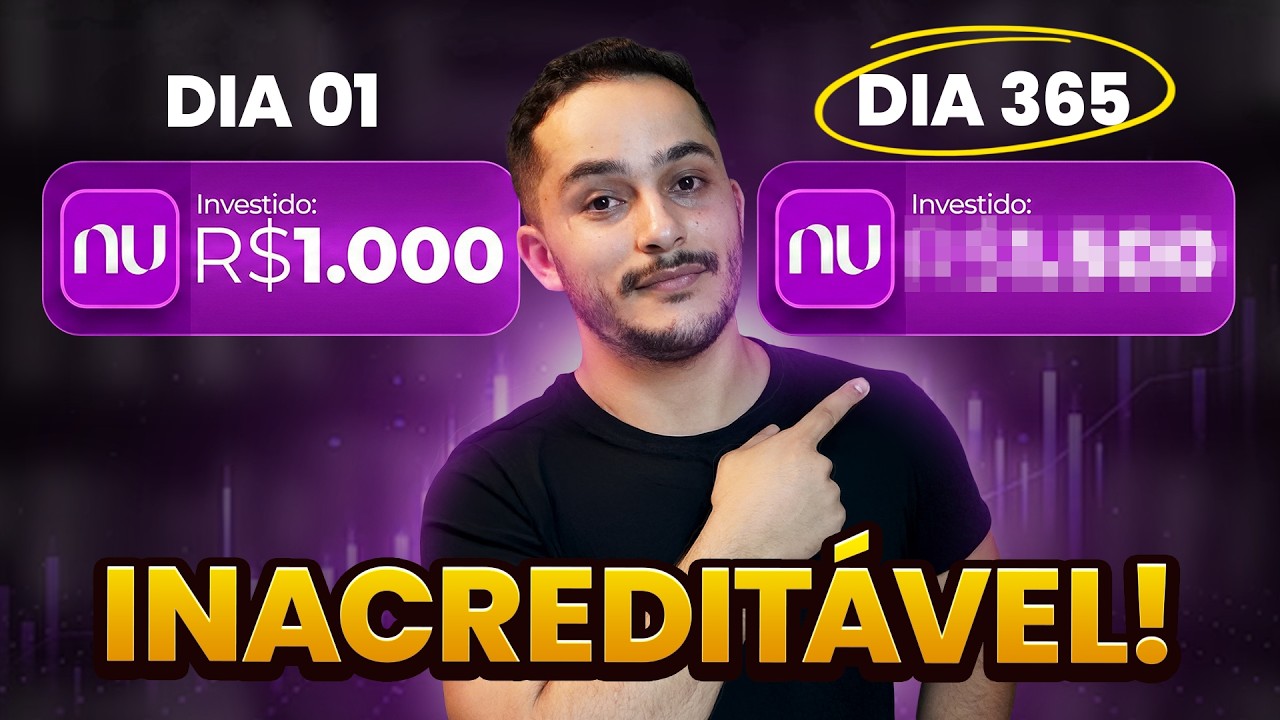 Coloquei R$ 1.000 na CAIXINHA DO NUBANK Durante UM ANO! (Veja o que aconteceu!)
