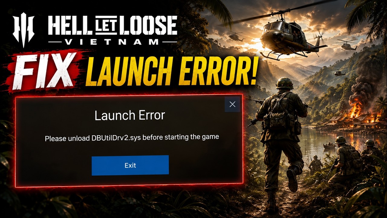 Fix Hell Let Loose: Vietnam Launch Error | Please Unload Before Starting the Game