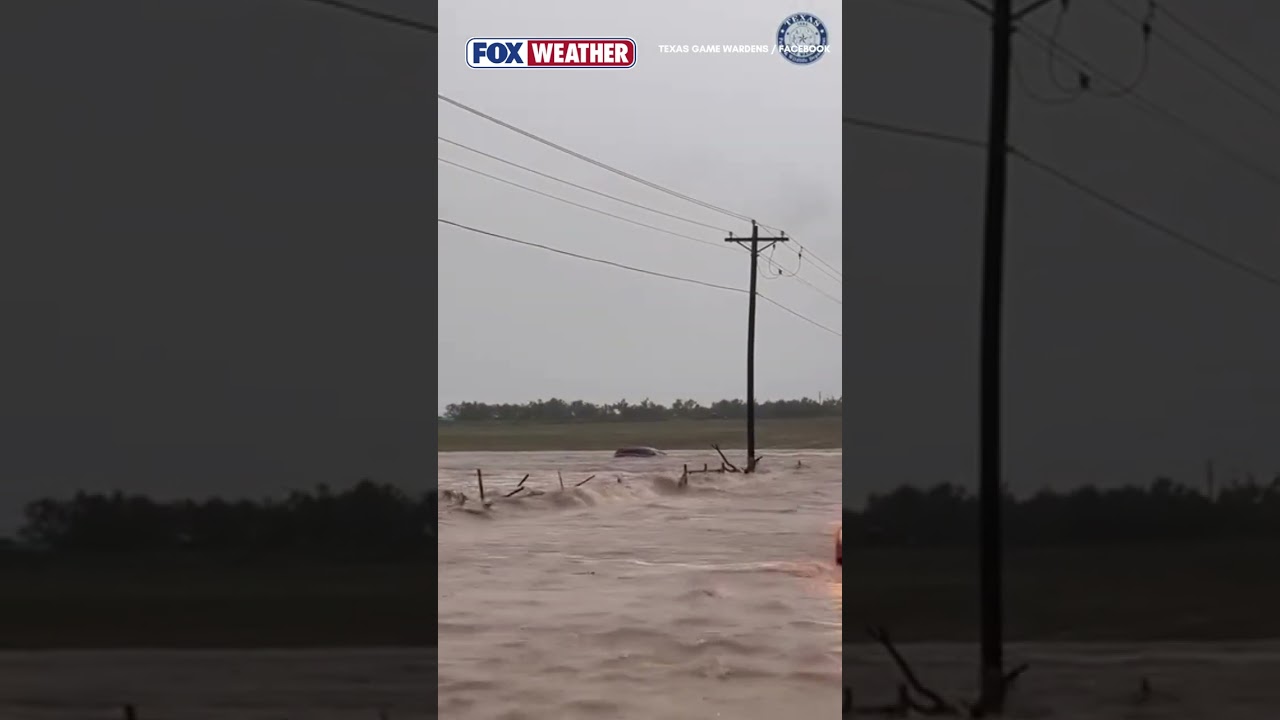 See It: Life-threatening Flooding Inundates South Texas Roads Prompting Water Rescues