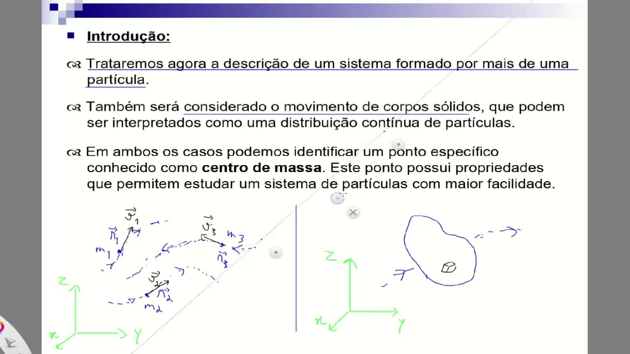 Física Básica 1: Sistema de Partículas - Parte 1