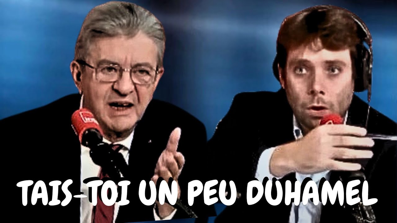 Jean-Luc M&eacute;lenchon ALLUME Et HUMILIE Benjamin Duhamel en direct sur le plateau 