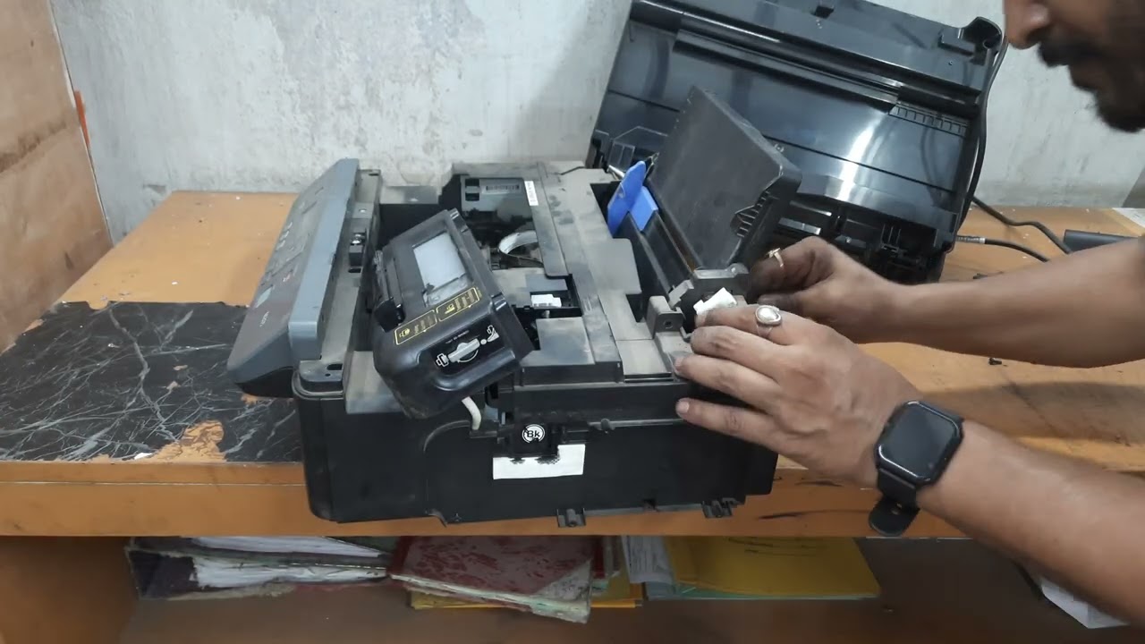 Epson M205 Timing Belt Change in 5 Minutes — No Full Disassembly Needed In Hindi
