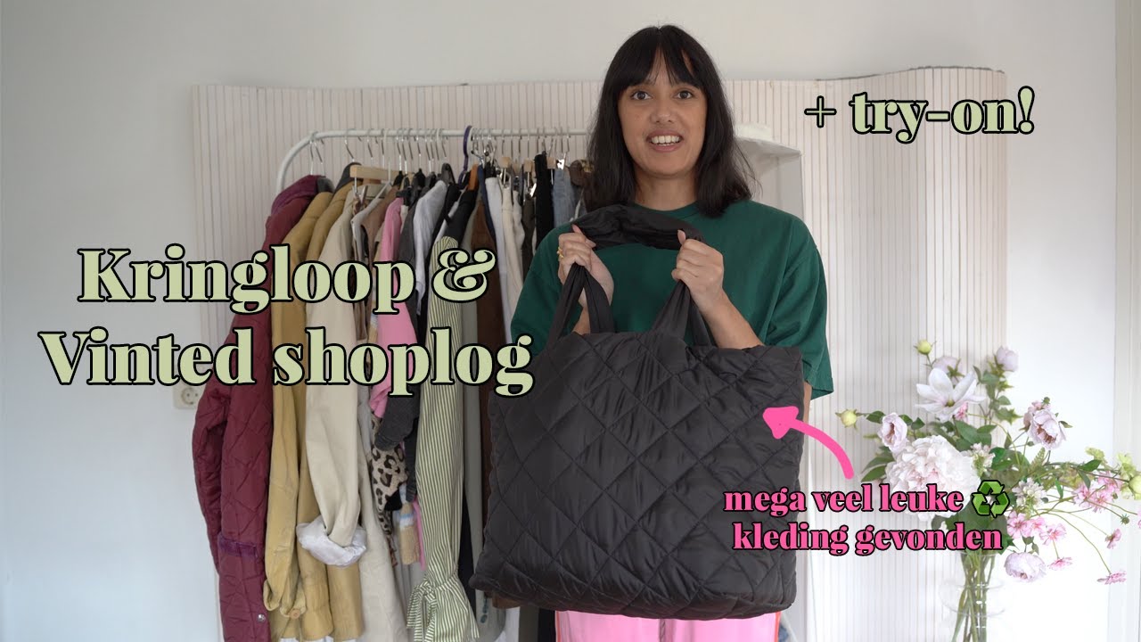 Kringloop & Vinted shoplog + try-on | Veel leuke ♻️ kleding gevonden!