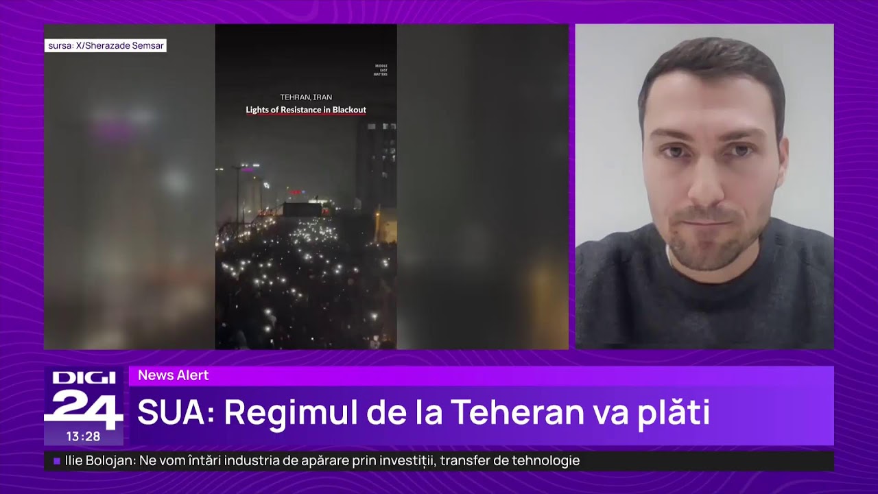 🟣Știrile Digi24 de la ora 13 &ndash;  16 ianuarie 2026