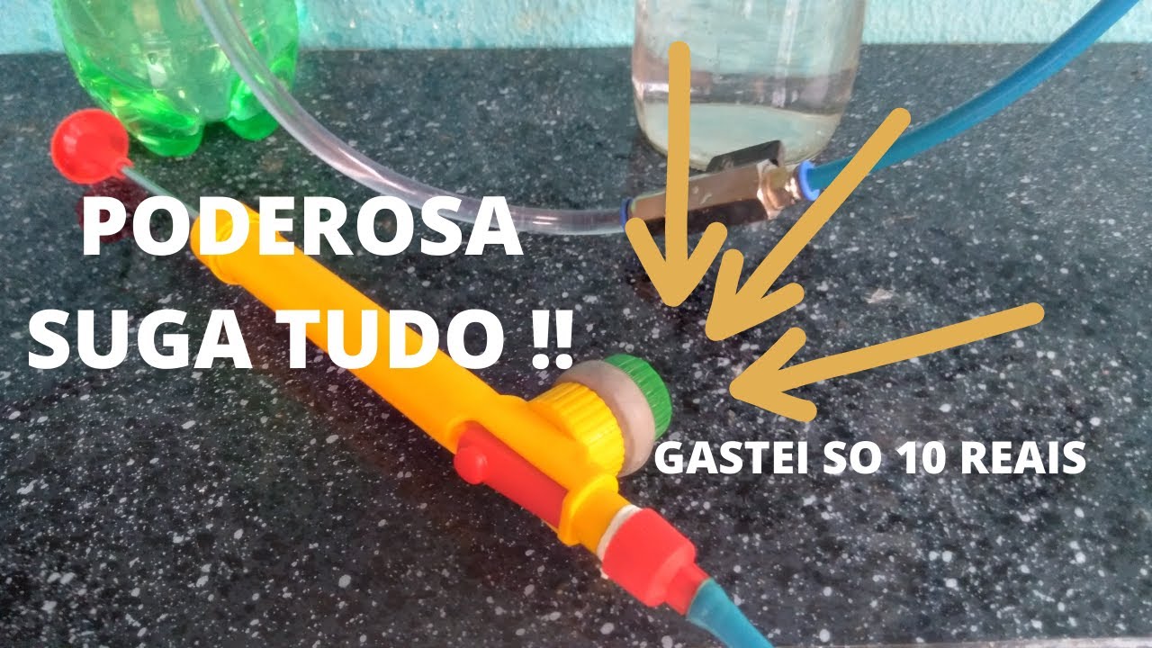 PODEROSA BOMBA DE VÁCUO CASEIRA, SUGADORA DE AR E LÍQUIDOS MULTIFUNCIONAL, SUGA TUDO!!
