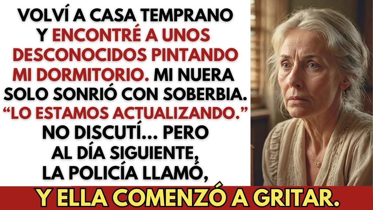 Volví a casa temprano y encontré trabajadores en mi habitación  Al día siguiente, llegó l