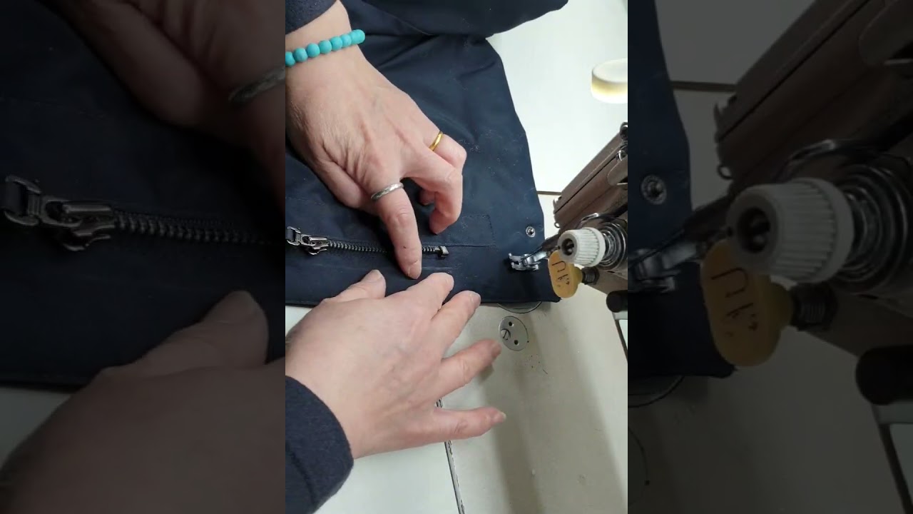 K-의류수선리폼 지퍼가옷감에걸릴때