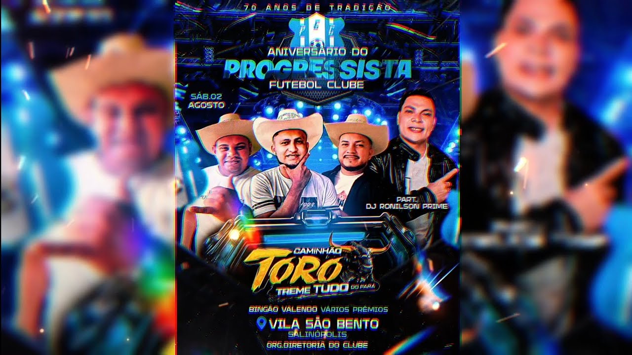 SET DJ RONILSON PRIME AO VIVO NA TORO TREME TUDO - VILA S&Atilde;O BENTO - SALINAS 02 08 2025