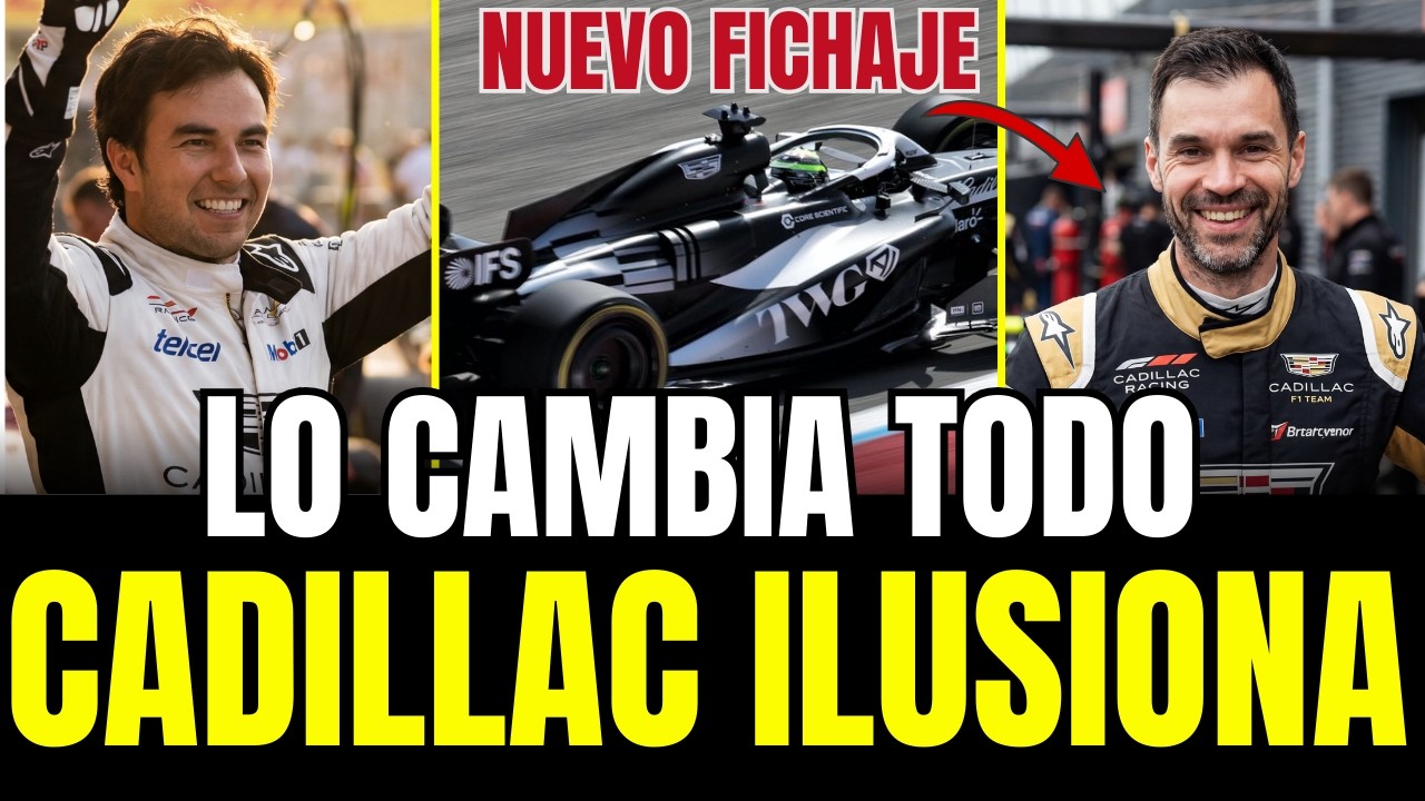Cadillac hace un Fichaje CLAVE para Checo  y los ingenieros (Lowdon lo explica)