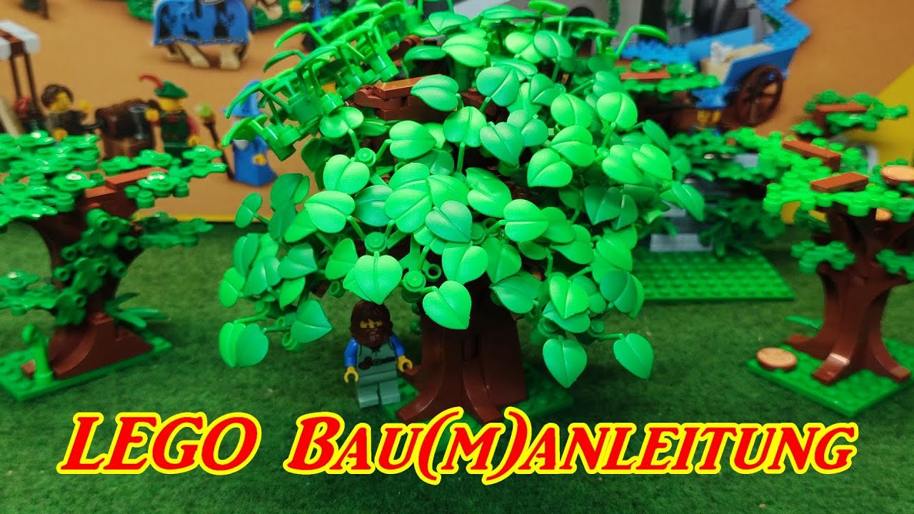Wie baut man einen LEGO Baum! Bautechnik, Tipps und Tricks + kleine  Bauanleitung