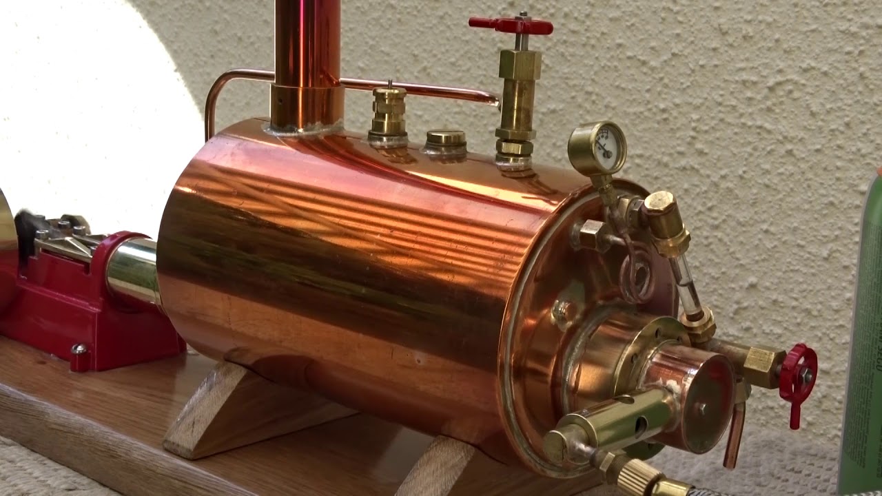 Live Steam Demonstration Chiltern Model Steam Mill Single Engine and Boiler