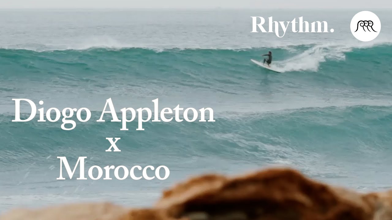 Surfing on finless, fish, longboard in Morocco ft. Diogo Appleton | Rhythm