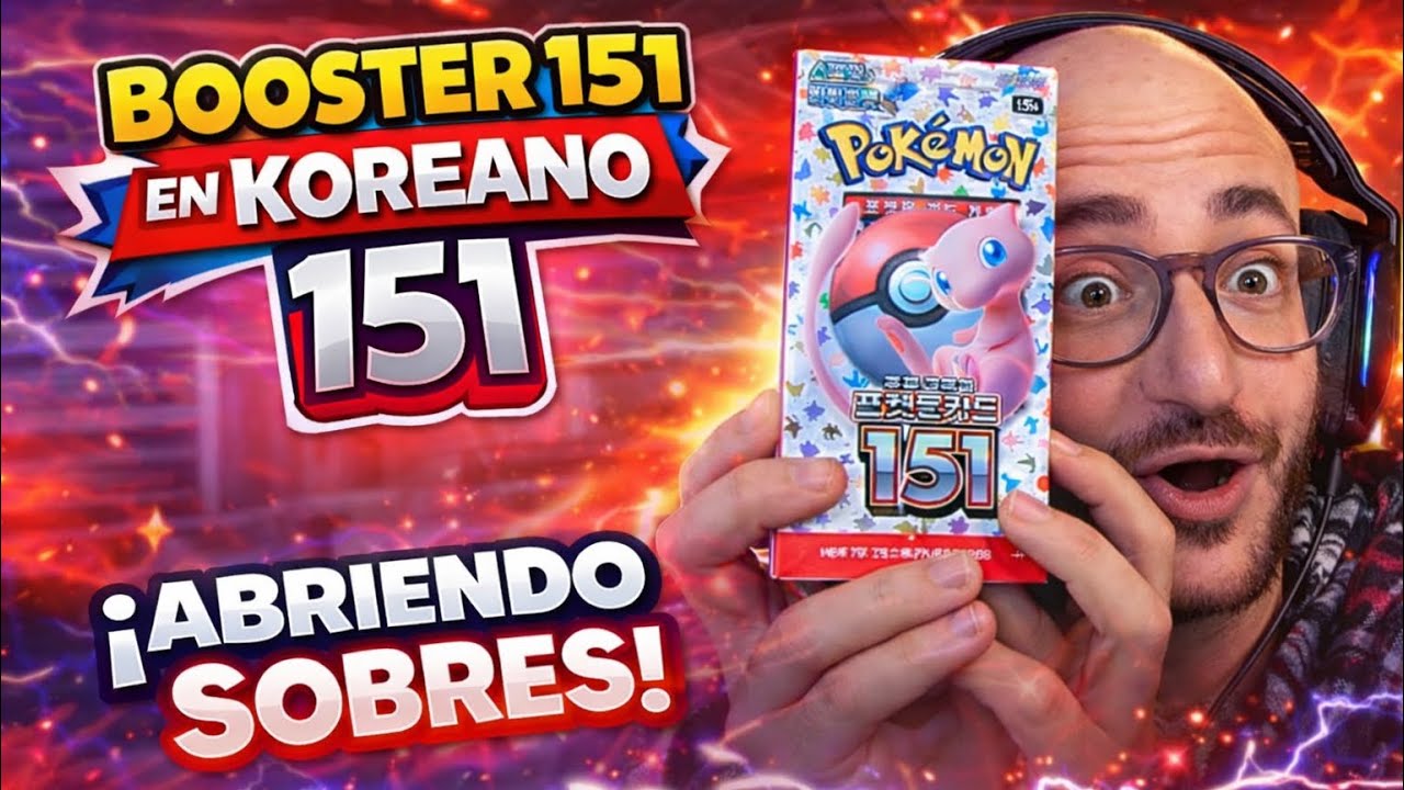APERTURA BOOSTER 151 en KOREANO - POKEMON TCG