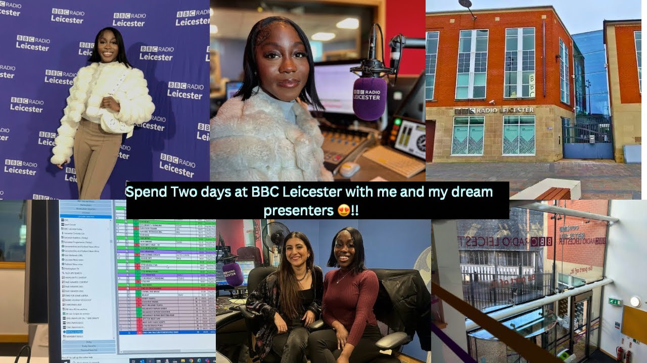 COME WITH ME TO BBC LEICESTER FOR A PLACEMENT WEEK 🔥😍||DREAMS DO COME TRUE !!
