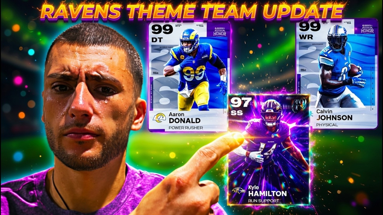 We Built the BEST Team in MUT! Ravens Theme Team Update!