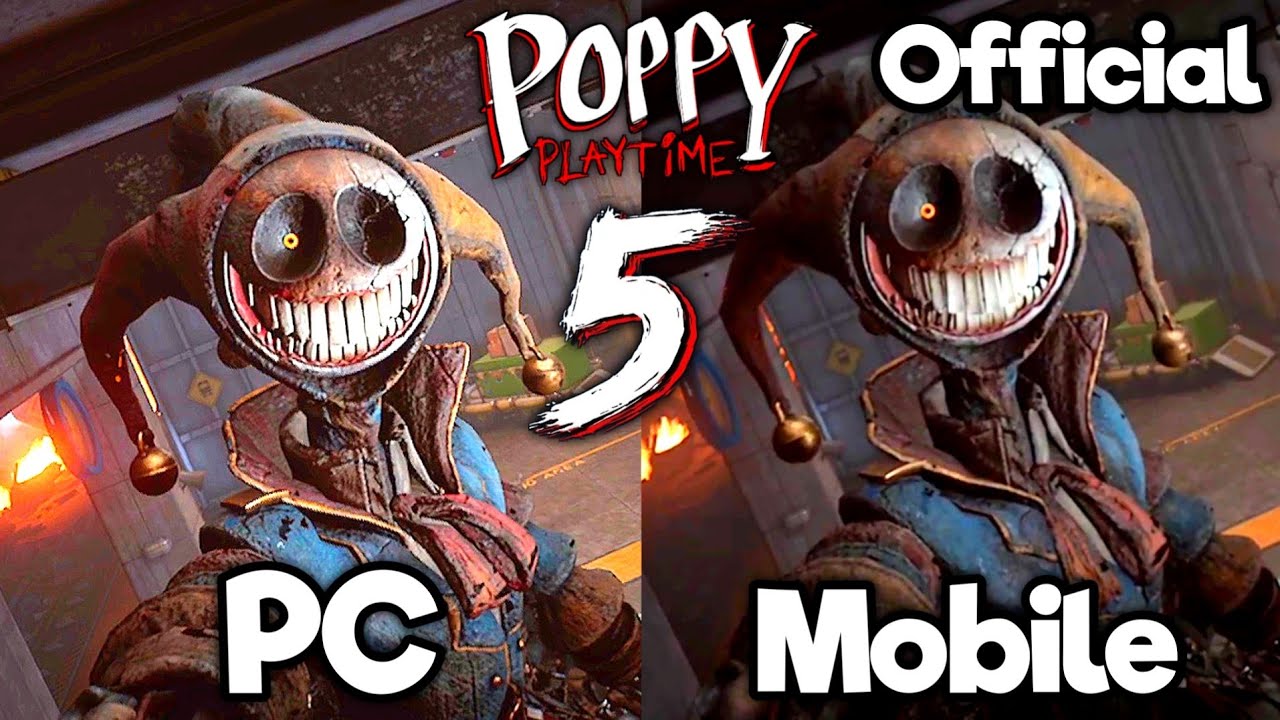 Poppy Playtime Chapter 5 - Mobile Vs PC | Official Versions with Steam Link - Prototype Last Scene