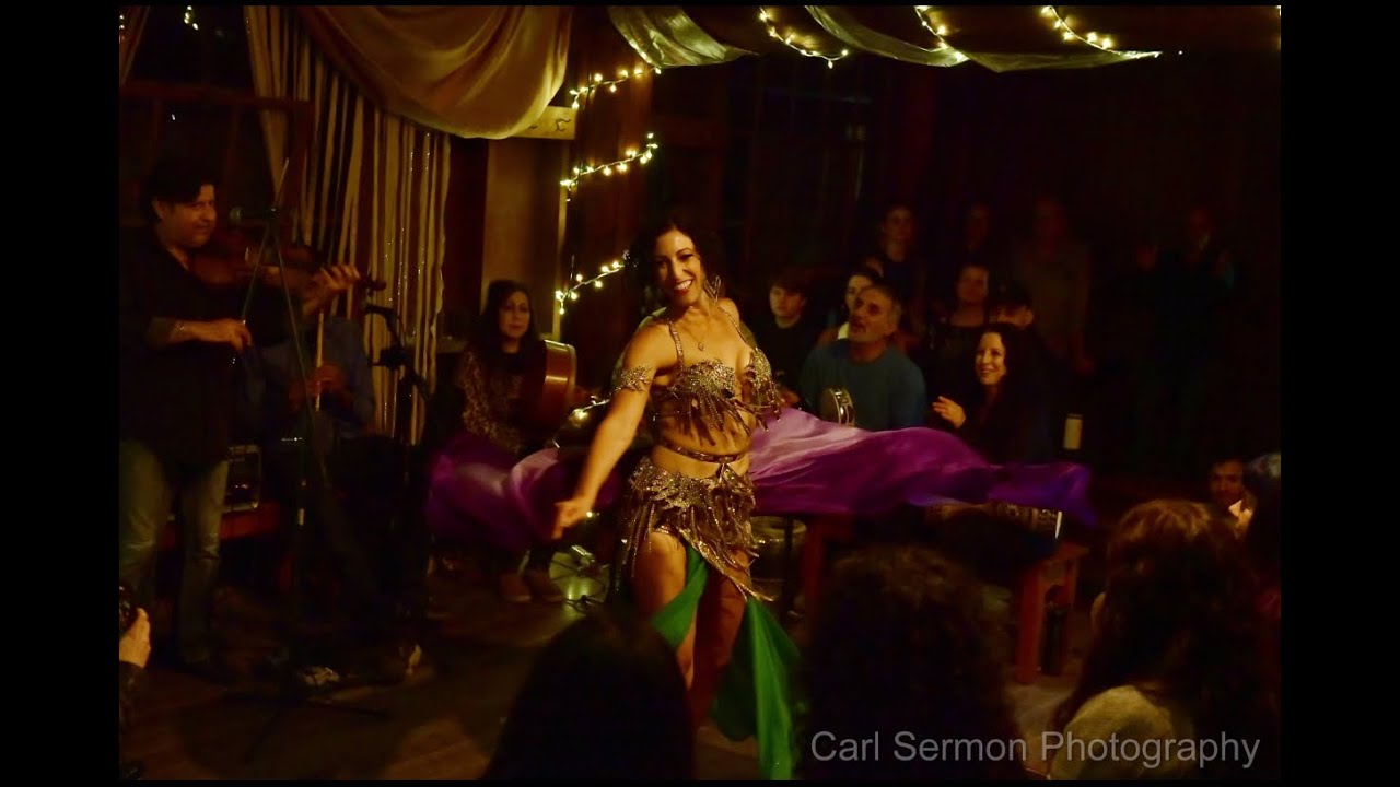 Shani, San Diego Based Belly Dancer, Performs Toba with Georges Lammam Band at ME Music & Dance Camp