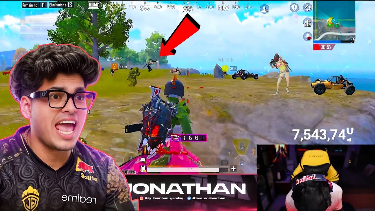 Can I Survive 😱 || Jonathan Gaming Highlights 👿 || Rush Gameplay 😱 || Ultimate Royal Intense Fight 😱