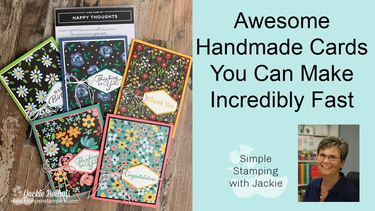 5 Awesome Handmade Cards You Can Make Incredibly Fast